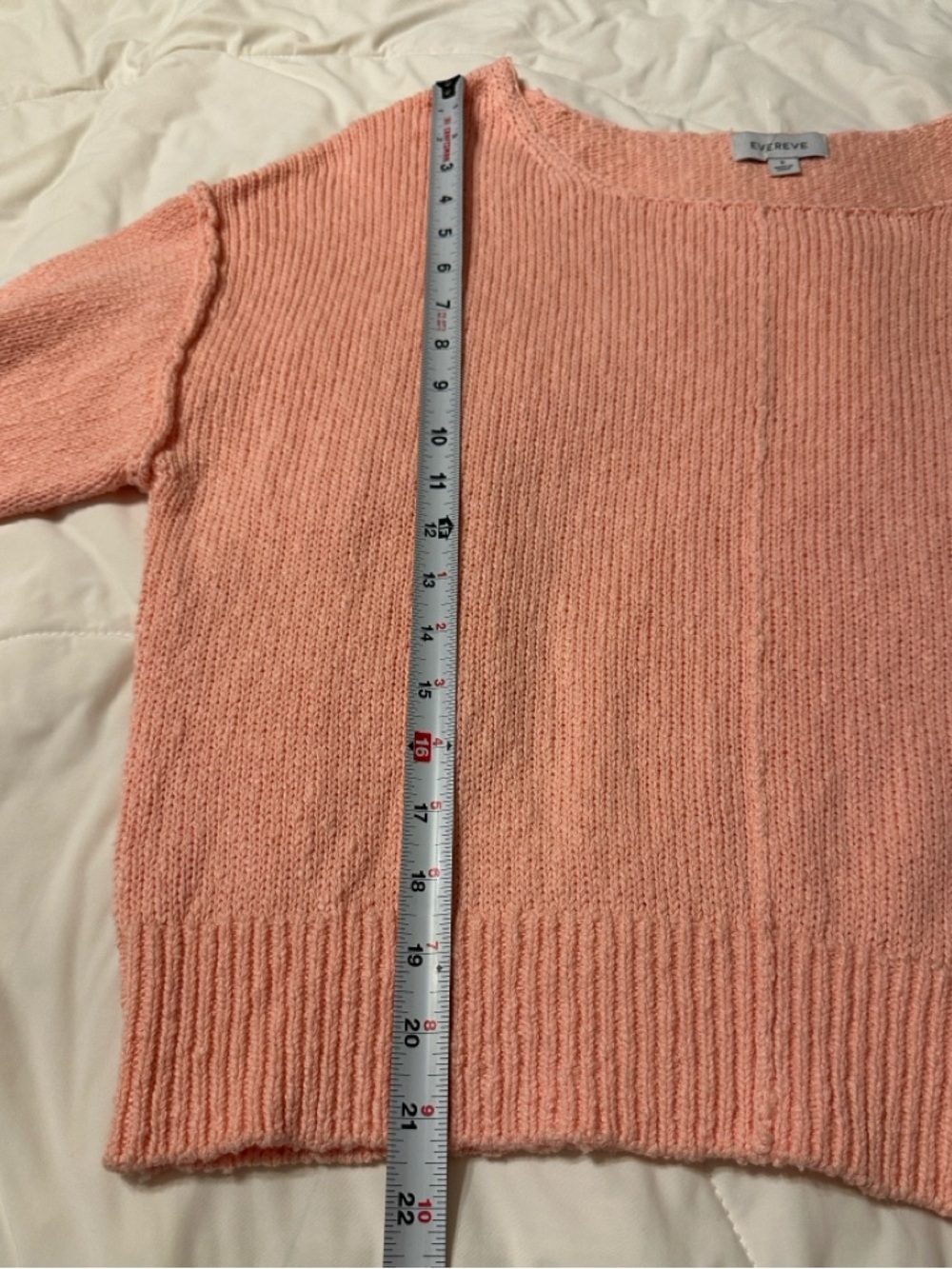 Evereve Naia Soft Off-Shoulder Pullover Women's Sweater in Peach - Size S - Picture 10 of 12